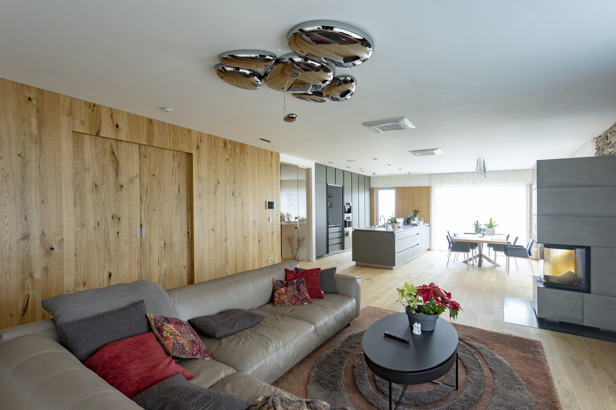 Unlined liners - coated oak cladding
